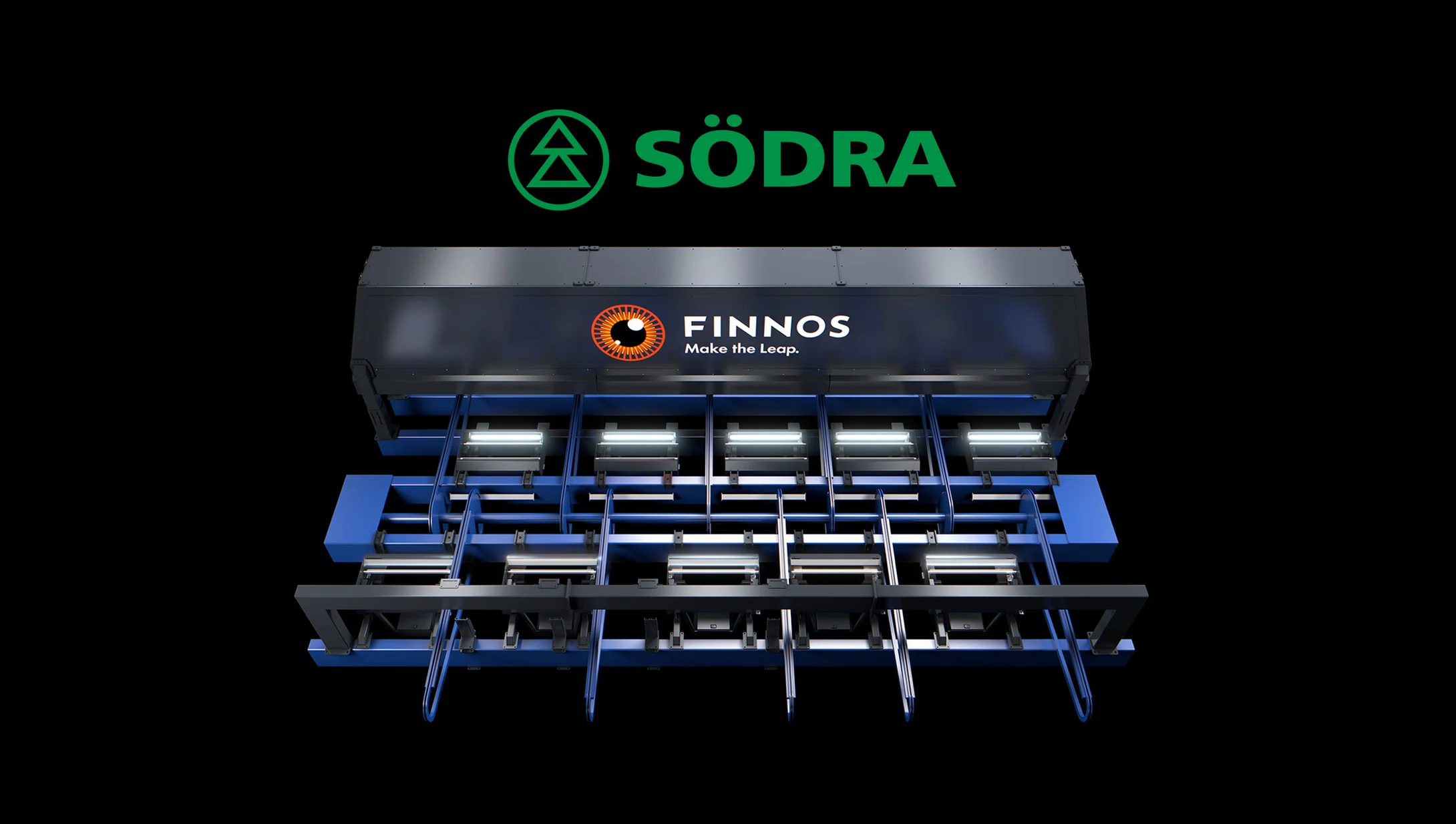 Escáner de tableros Finnos para la serrería de Södra en Hamina